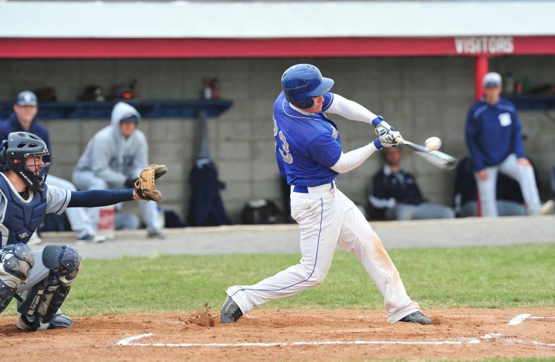 Senior Dan Orza broke the program record for career runs batted in with two RBI on the day.