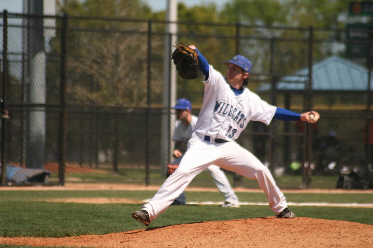 Wildcats Split with Utica behind Complete Game Shutout from Mike Rose