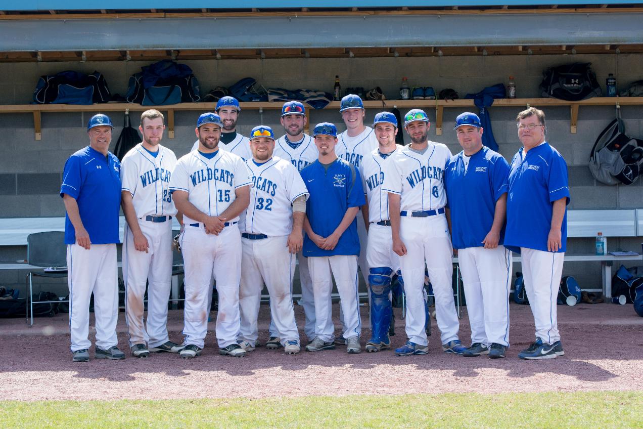 Baseball Team Wins NEAC Regular Season Title on Senior Day with Sweep of Penn College; Will Host NEAC Tournament May 8-11