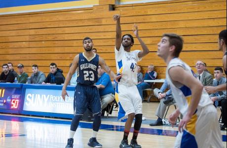 MBB: Wilson Hits a Late Go-Ahead 3-pointer to Give SUNY Poly a Win Over Bryn Athyn 75-73.