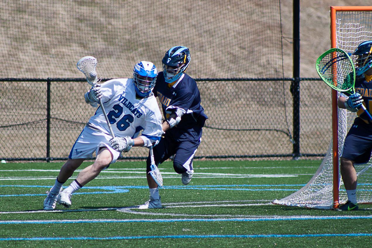 Men’s Lacrosse Explodes for 51 Shots, Grabs First Win 13-8