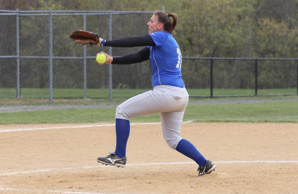 Softball Breaks Multiple Program Records in 24-3 Victory over Southern Vermont
