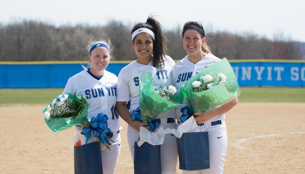 Three Doubles from Witchley Propel Softball to Sweep of Cazenovia on Senior Day
