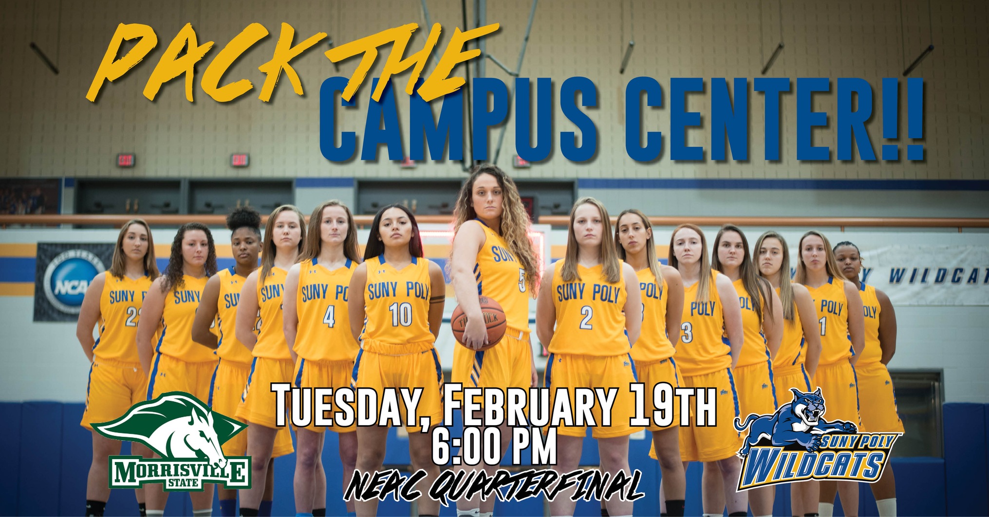 WBB: Wildcats to Host NEAC Quarterfinal Game on Tuesday Against Morrisville State.