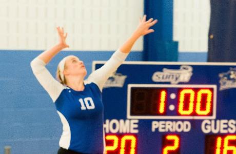 Women’s Volleyball Swept by Utica on the Road