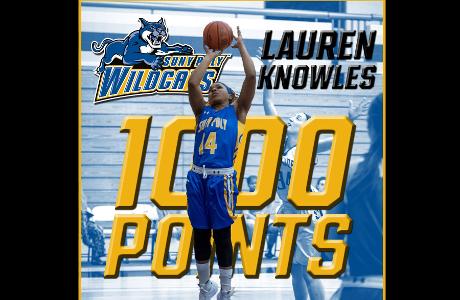 WBB: Lauren Knowles Scores her 1000th Career Point in Wildcats Win Over Bryn Athyn.