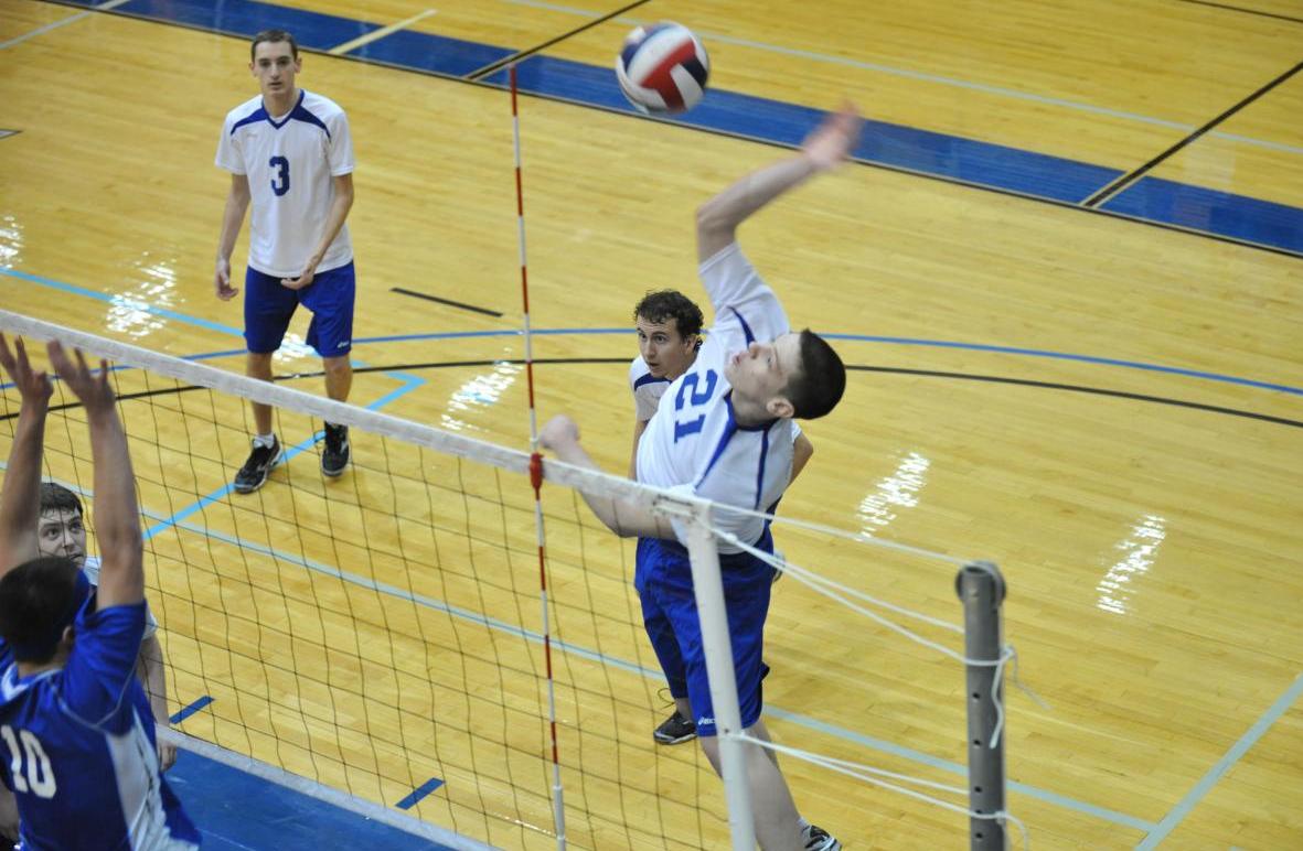 Men's Volleyball Splits Two Matches in Day Two of SUNYIT Invitational, Meller Named to All-Tournament Team