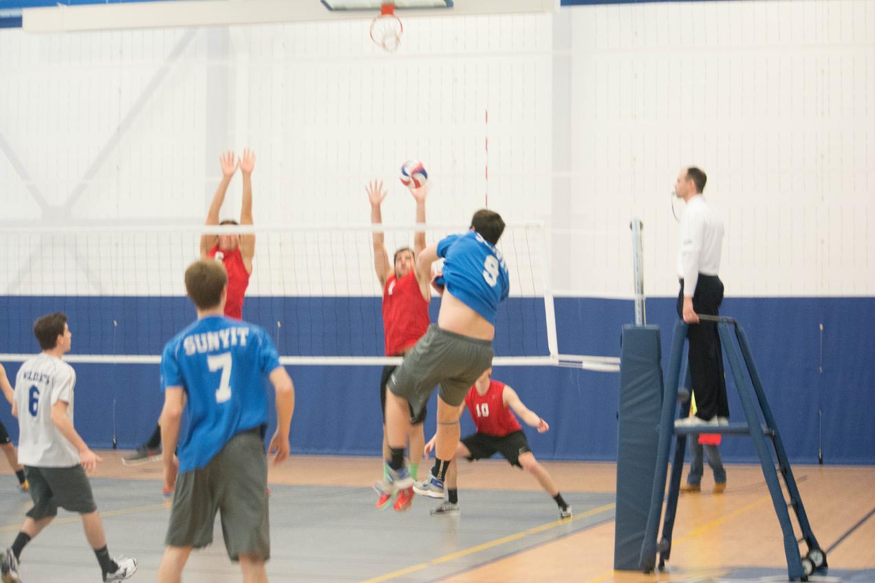 Men’s Volleyball Clinches NEAC  Regular Season Championship
