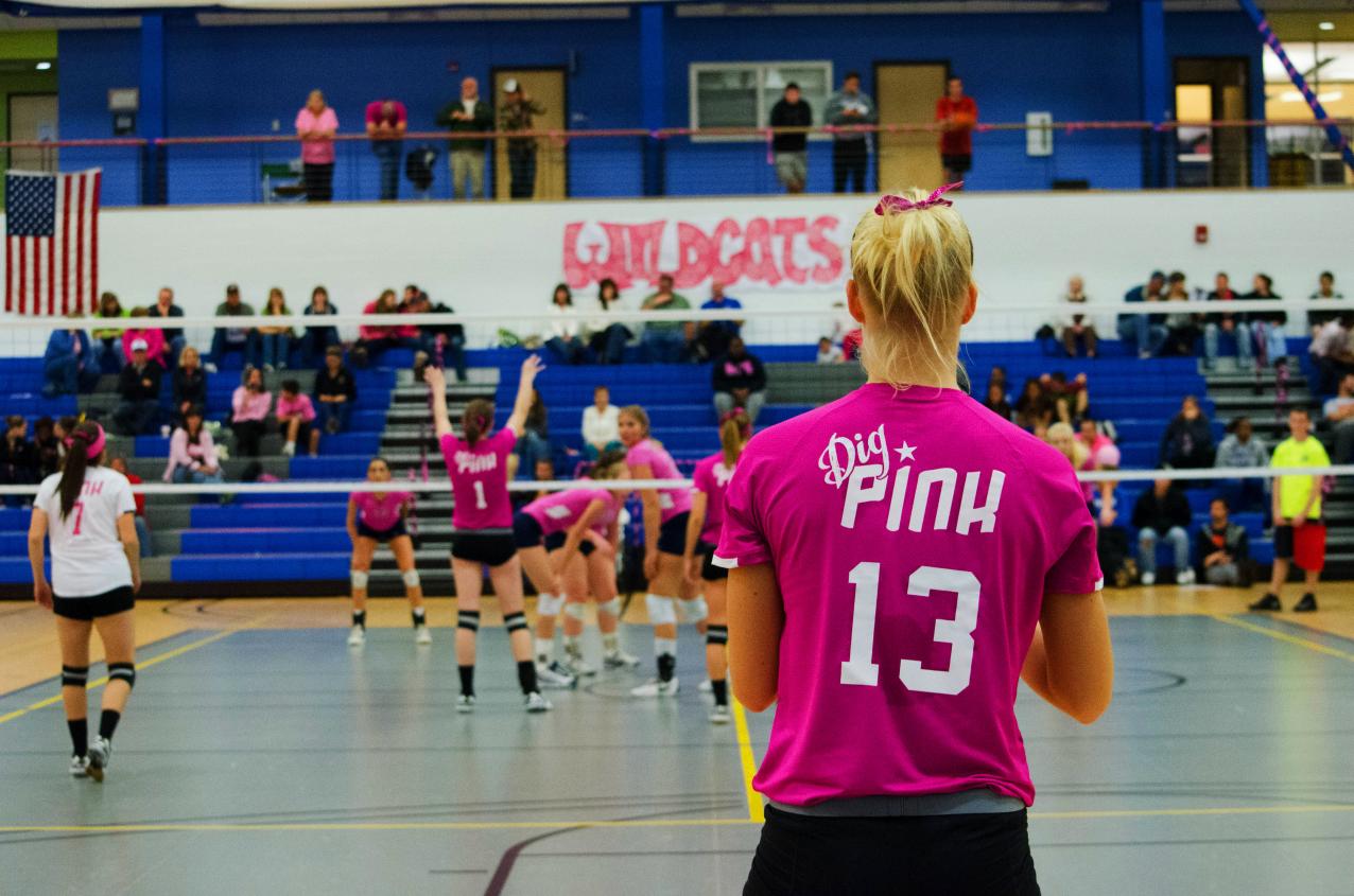 Women’s Volleyball Dig Pink Event Tonight at 7 pm