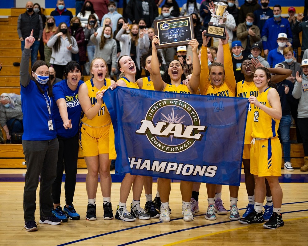 WBB: Double-Doubles by Burdick and Jackson Power SUNY Poly to a NAC Championship Win.