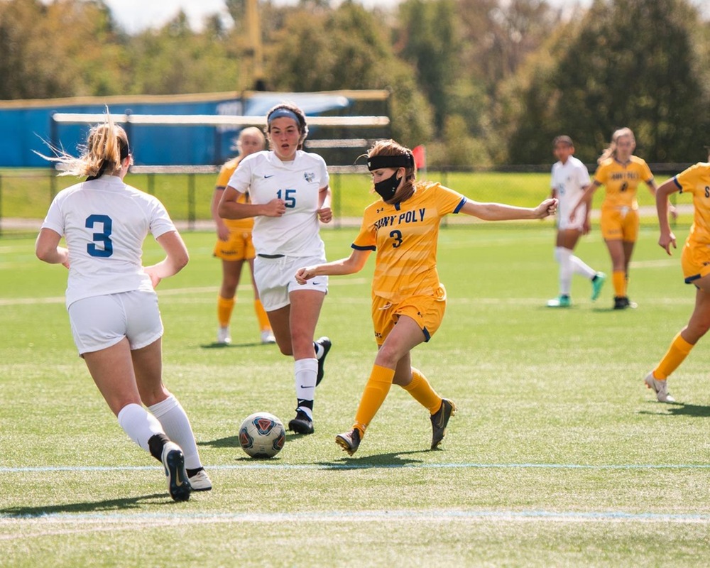 WSOC: Daley and George Score Two Goals Each in Wildcat Win Over Wells at Home.